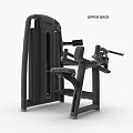 Black Commercial Gym Strength Training Machine With Digital Display And Yellow Accents