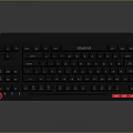 Sleek Black RGB Backlit Keyboard With Colorful LED Lights For Gaming And Office Use