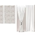 Modern Curtains 3d model