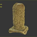 Traditional Ceramic Vessel With Intricate Carved Dragon Patterns And Cylindrical Pedestal Base