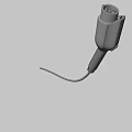 Industrial Charging Equipment With White Body Black Connector And Orange Cable