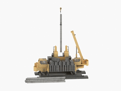 Modern Industrial LOFT Machinery Mechanical Vehicle 3d model