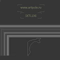 White Decorative Architectural Molding Design For Interior Wall And Ceiling Trim