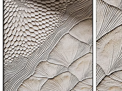 Modern Elegant Floor With Intricate Textured Surface And Geometric Patterns For Contemporary Interior Design 3d model