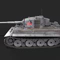 WWII Tiger Tank Number 131 Military Vehicle With Gray Exterior And Tracks