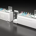 Display cabinet device cabinet display board product cabinet beautiful Chen equipment 3d model
