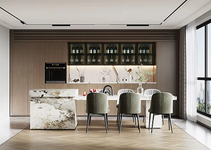 Modern Restaurant 3d model