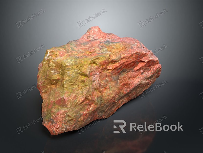 Rock Rock Block Rock Block Rock Specimen Boulder Big Stone Block Rock Stratum Rock Stratum Rock Stratum Rock model