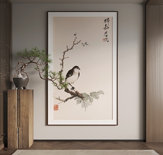 New Chinese Hanging Paintings Chinese Hanging Paintings 3d model