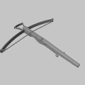 Traditional Weapon Crossbow With Wooden Body Metal Components And Bowstring Design