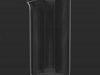 Transparent Industrial Equipment Pipe For Efficient Fluid Transport In Factories 3d model