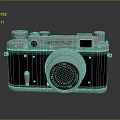 Olympus Vintage Style Electronic Camera With Metal Body Classic Lens And Controls