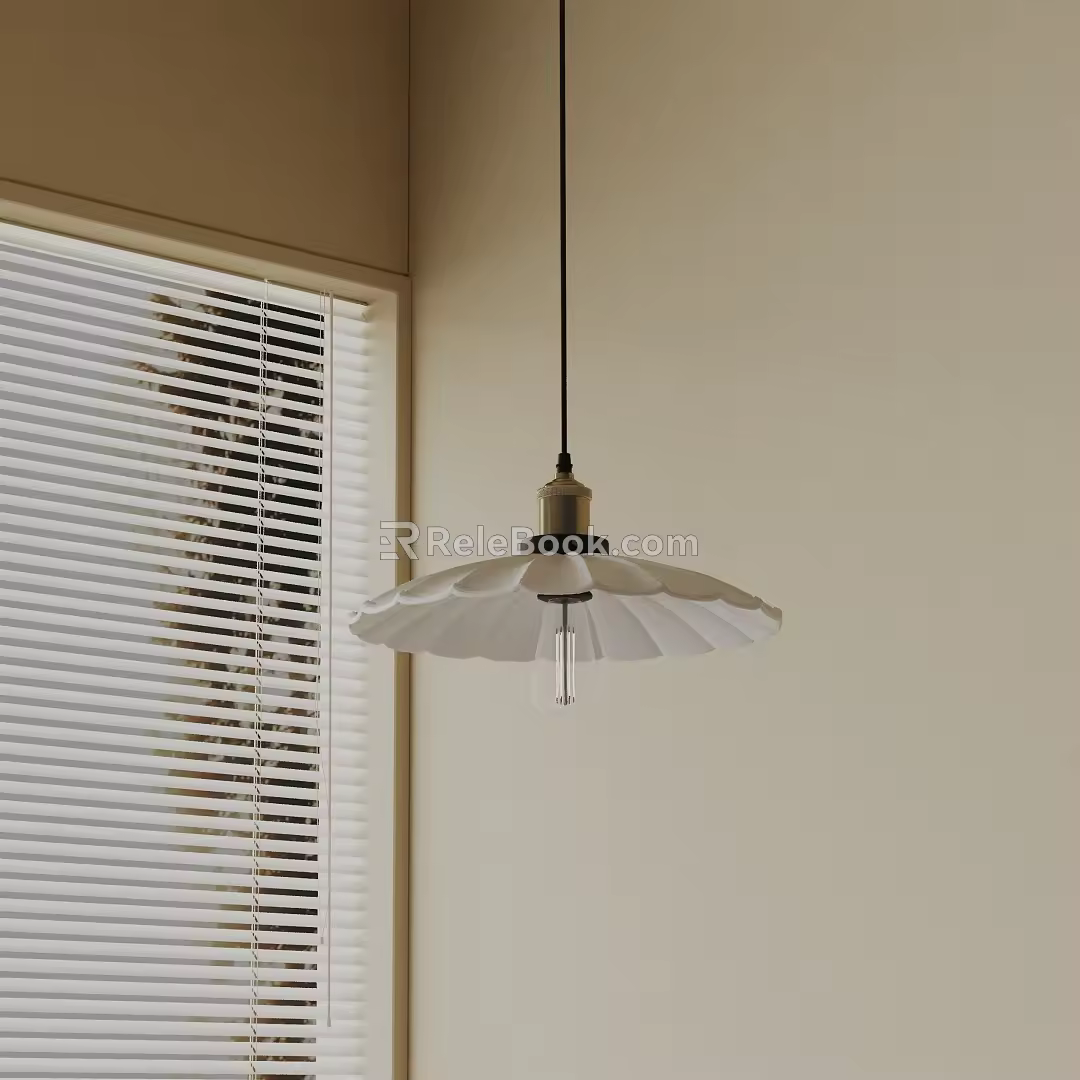 Modern chandelier 3d model