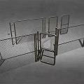Fence Railing Iron Railing Fence Iron Gate Iron Fence 3d model