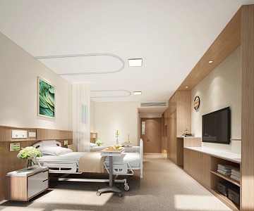 hospital ward 3d model