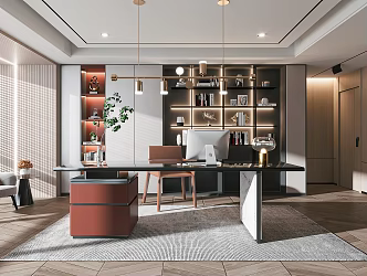 Light Luxury Study 3d model