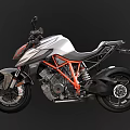 Sleek Modern Motorcycle Featuring Orange Accents And Multiple Angles Stylish Design