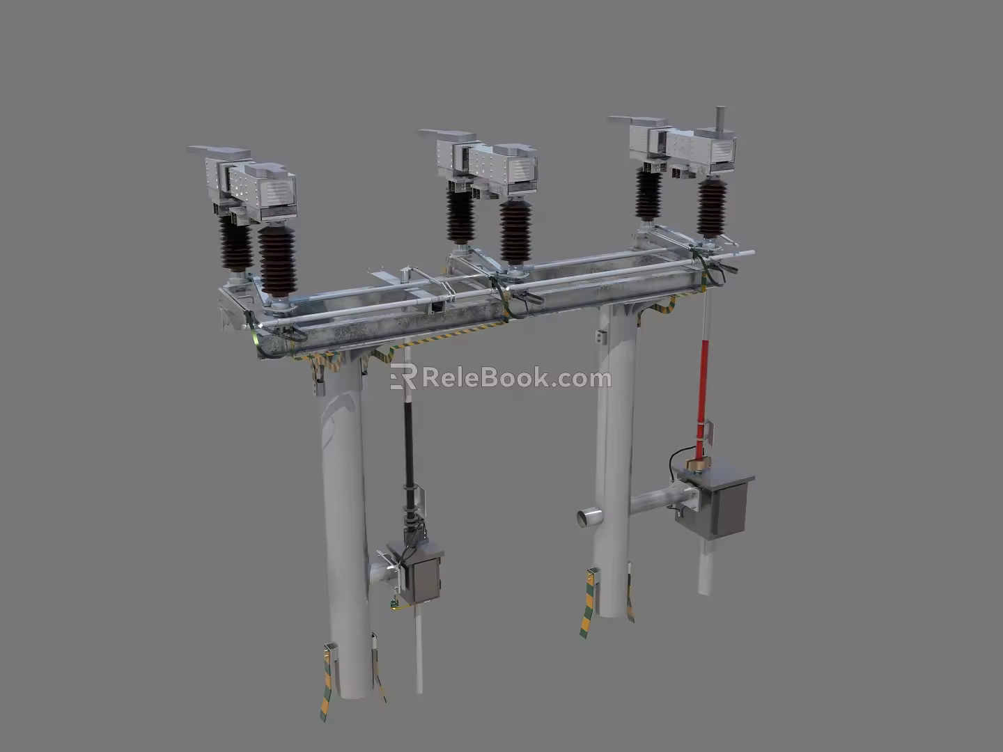 power station isolating switch isolating switch 3d model
