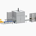 Industrial Equipment Production Line With Conveyor Belt And Automated Control Panel