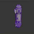 Detailed White Spacecraft Model With Structural Design For Cosmic Exploration And Space Technology