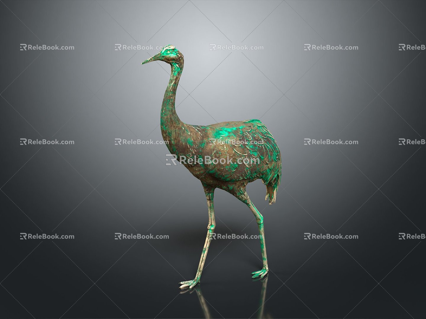 Ostrich bird bird bird bird game animal cartoon animal animal 3d model