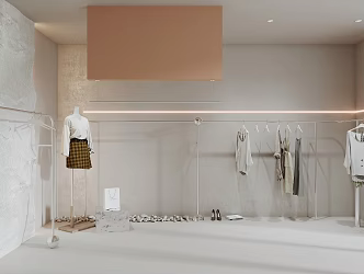 Modern Clothing Store Clothing Store Women's Clothing Store 3d model