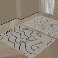 square carpet 3d model