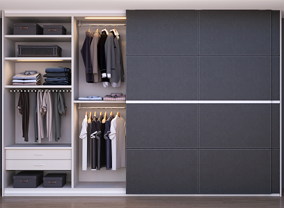 Modern wardrobe 3d model