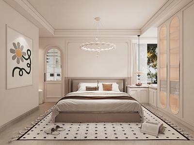 French Bedroom Room 3d model