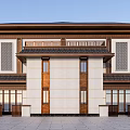 Modern Semi Detached Villa Exterior Design With Large Windows Balconies And Roof Features