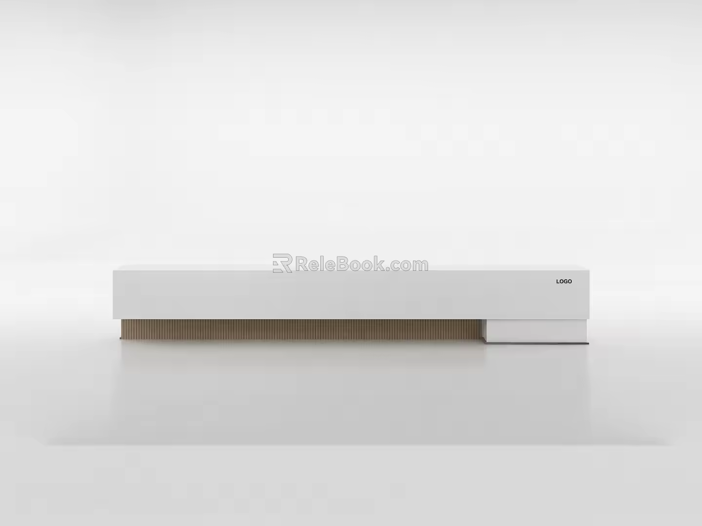 Modern Front Desk 3d model