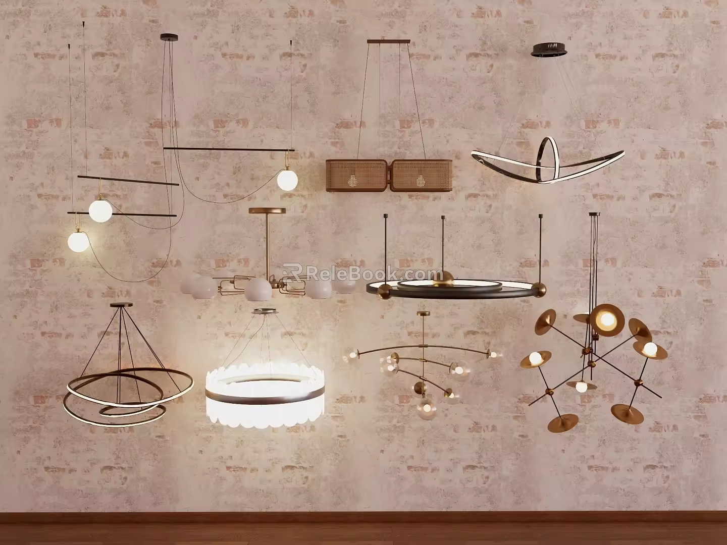 Lamp combination 3d model