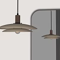 Cream wind chandelier 3d model