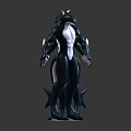 Shark Inspired Characters Creatures 3D Models With Green Bodies White Bellies And Muscular Build