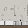 Mop pool mop pool mop pool mop pool 3d model