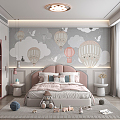 Modern Children's Room 3d model