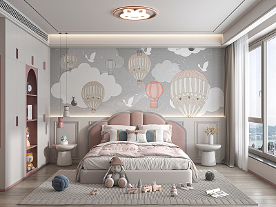 Modern Children's Room 3d model