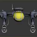 Mech Warrior Mech Soldier Machine Battlearm Mechanical Battlearm Machine Fighter Robot 3d model