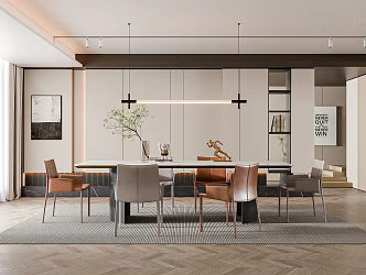 Modern Restaurant 3d model
