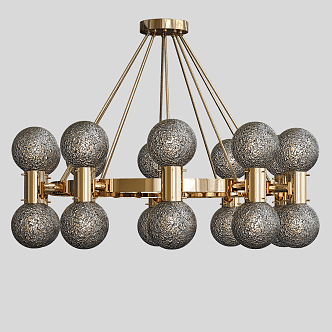 Modern chandelier 3d model