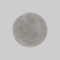 Circular Textured Decorative Component With Rough Surface For Home Interior Design 3d model