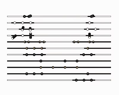 Modern Spotlights Track Lights 3d model