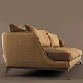 Double sofa 3d model