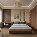 Light Luxury Dining Living Room Interior With Open Layout Sofa Dining Table And Pendant Lamp