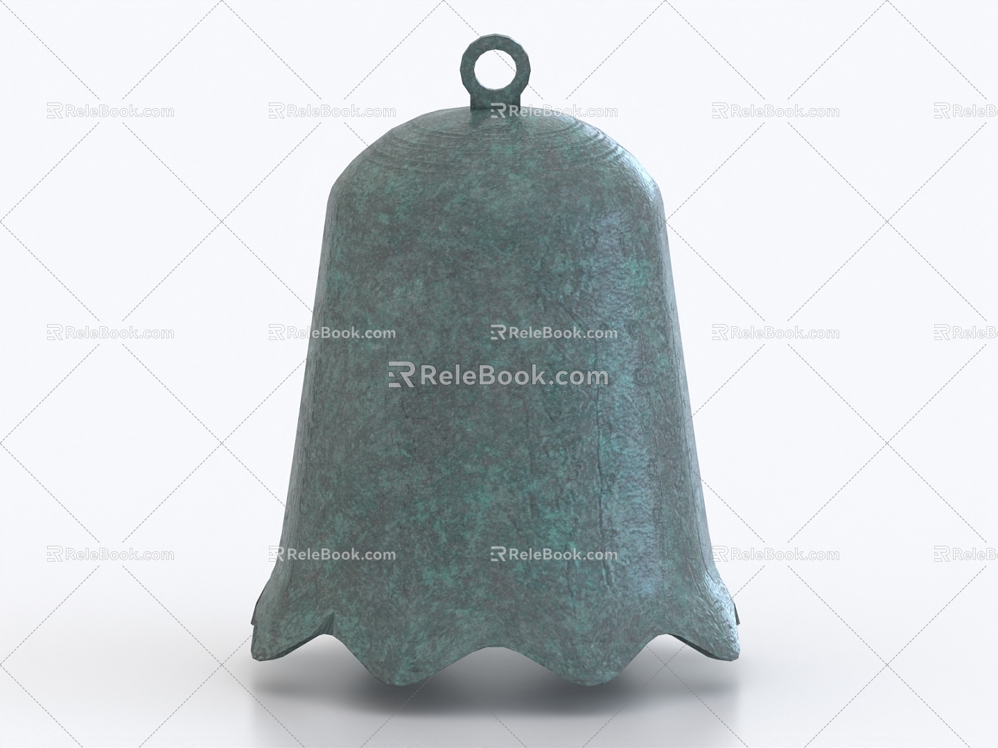 Town demon bell bell bronze bell antique 3d model