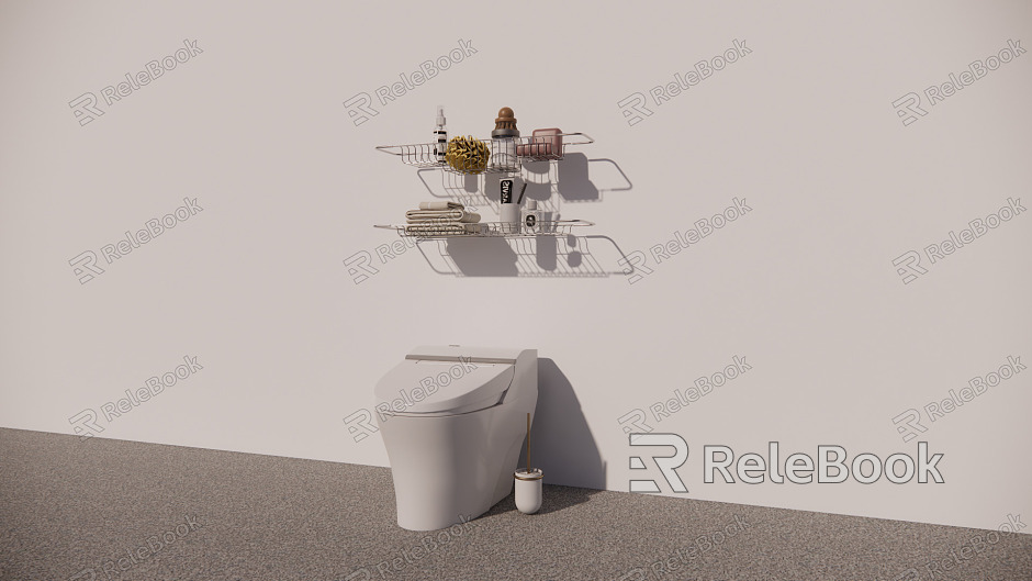 Modern toilet toilet utensils model