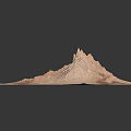 Dramatic Mountainous Terrain Showcasing Rugged Canyons Winding Ridges And Detailed Surface Texture