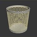 Transparent Mesh Design Trash Can For Home Daily Use Essentials 3d model