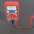 Universal Meter Digital Universal Meter Electric Meter Test Meter Instrumentation Low Face Number Low Model Simple Model Game Sub-era Film and Television Level Super Realism 3d model