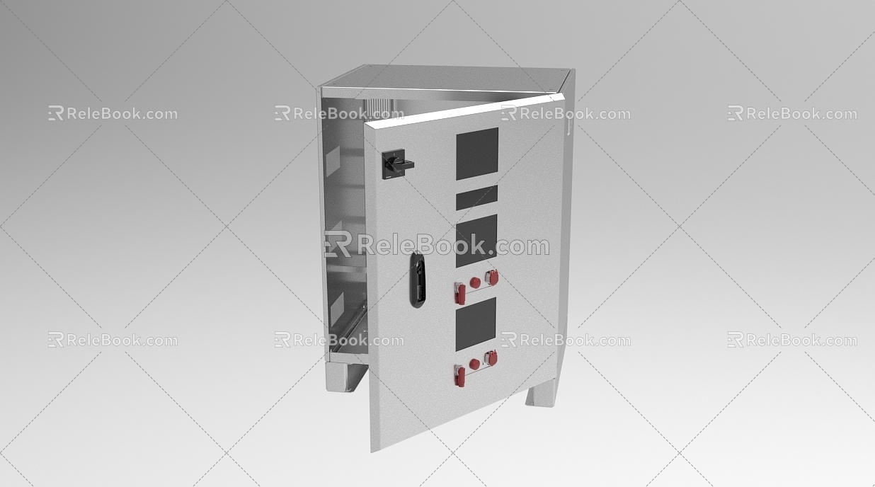 Industrial control box electric control box 1056 3d model